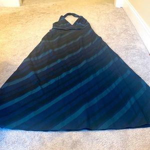 David Meister Gown in Beautiful Blues Size 8